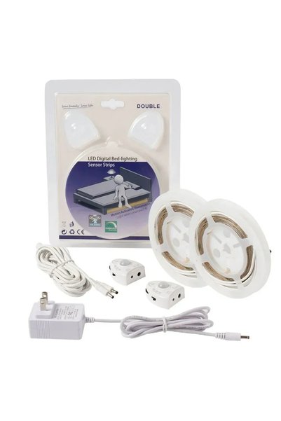 OEM Led digital bed lighting φώτα κρεβατιού φυσικο λευκο-2×1,2 m με αισθητήρα...