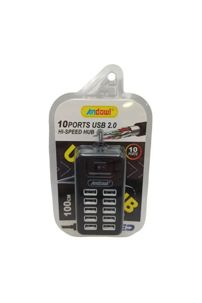 Andowl USB HUB ΜΕ 10 Θυρες Q-HU801