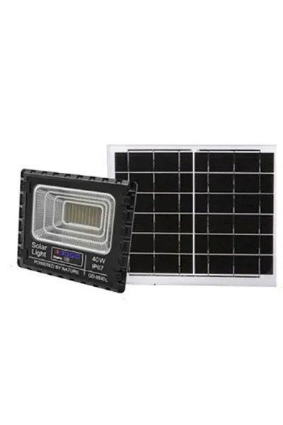 OEM Αδιάβροχος ηλιακός προβολέας LED 40W 10000mAh με πάνελ και τηλεχειριστήρι...