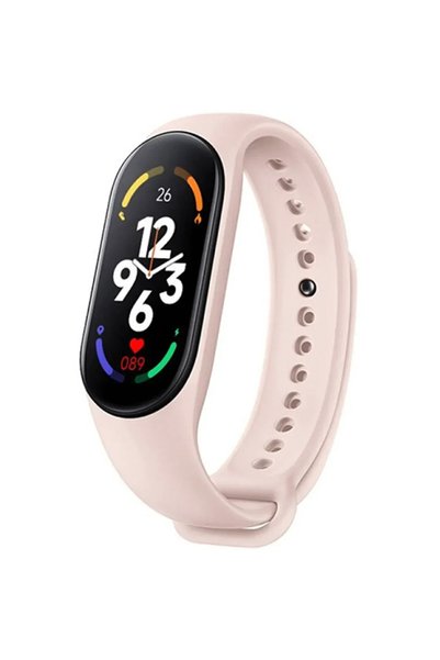 OEM SPM M7 Activity Tracker με παλμογράφο σε ροζ χρώμα