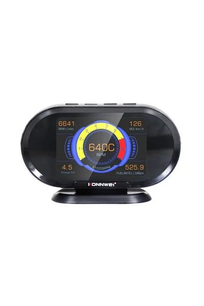 OEM οθόνη ενδείξεων αυτοκινήτου OBDII KW206 Smart Head-Up Display Speed Monit...