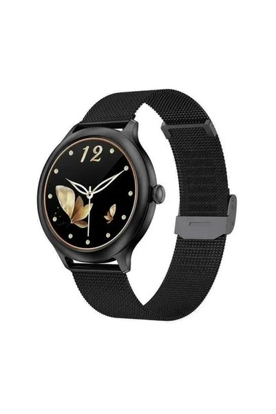 OEM DK19 Aluminium 49mm Smartwatch με παλμογράφο (Μαύρο)