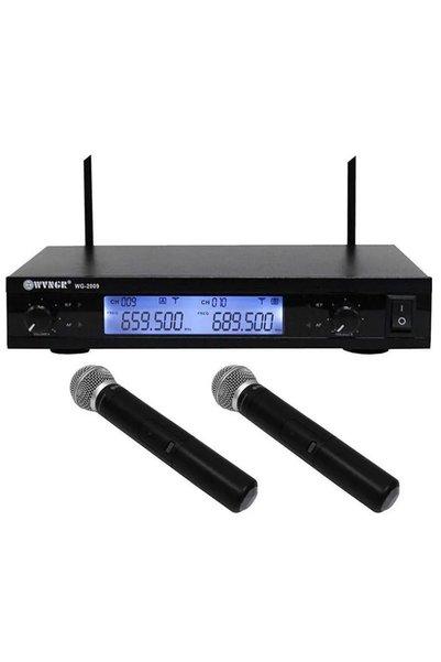 OEM Ψηφιακή Studio Quality συσκευή για Karaoke με 2 ασύρματα μικρόφωνα, WVNGR...