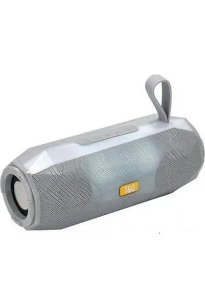 TG Ηχείο Bluetooth 10W με ραδιόφωνο και 5 ώρες λειτουργίας Grey T&G TG-147