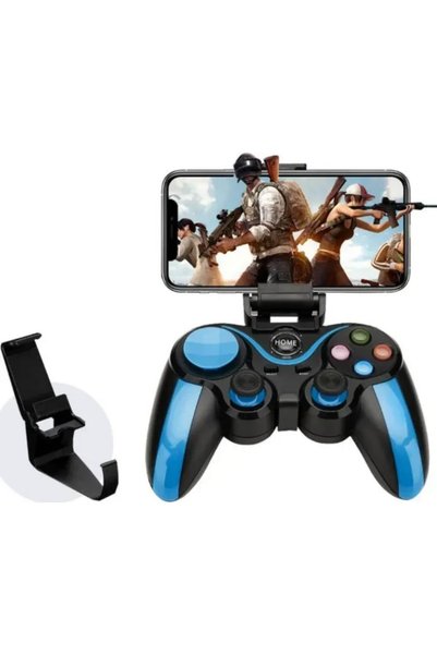 OEM S9 Ασύρματο Χειριστήριο Bluetooth Μπλε/Μαύρο