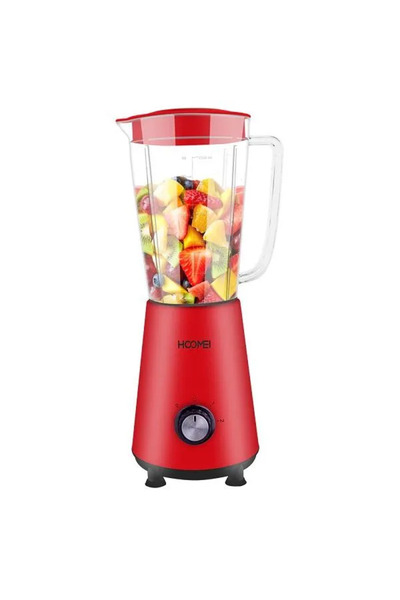 OEM Μπλέντερ 1lt 350W Hoomei HM-6726 σε κόκκινο χρώμα