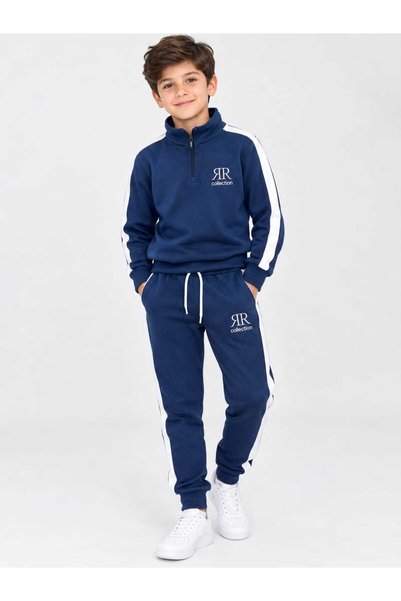 Luniya Boys' Winter Thick Tracksuit Set, 3-Ply Super Quality Top and Bottom Set
