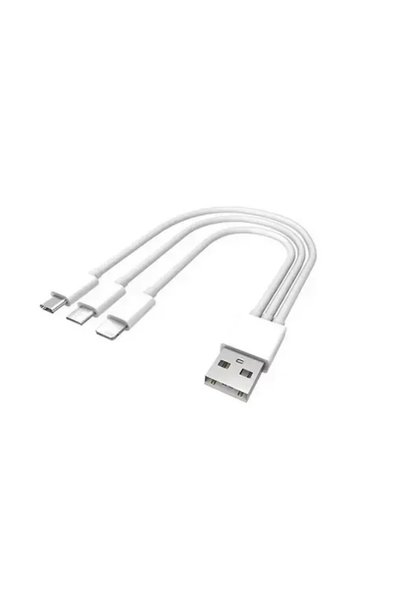 OEM Προσαρμογέας 30 εκ. 3 σε 1 Καλώδιο Φόρτισης USB Πολλαπλών Συνδέσεων για L...