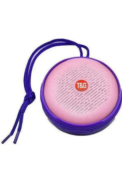 TG Ηχείο Bluetooth 5W με ραδιόφωνο Purple T&G TG-607