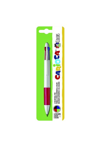 OEM Στυλό 4 χρωμάτων Carioca Ballpoint 1.0mm Carioca 40145 - 1 τεμάχιο