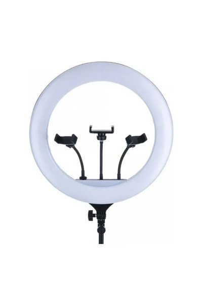 OEM Ring Light Led 46 εκ. με μεγάλο τρίποδο τηλεκοντρόλ και τρεις βάσεις κινη...