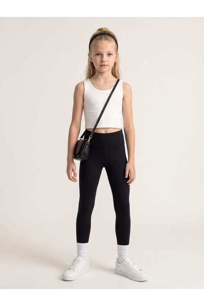 Zekids Crop top fără mâneci din modal pentru fete