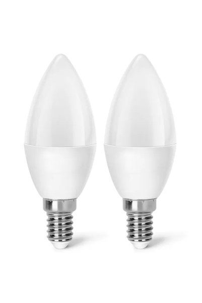 OEM Λάμπες LED 2 τεμάχια C37 E14 9W 6500K Aigostar