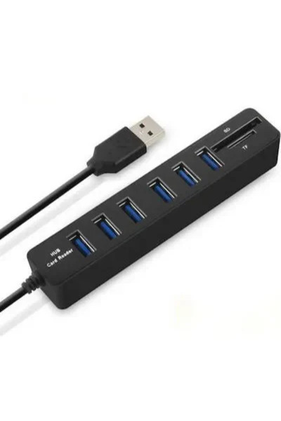 Andowl Q-HU300 USB 3.0 Hub 8 θυρών με σύνδεση USB-A και θύρα φόρτισης (04003Q...