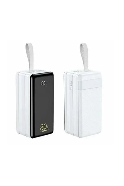 Remax RPP-291 80000mAh PD 20W + QC 22.5W Power Bank Γρήγορης Φόρτισης με Φως ...