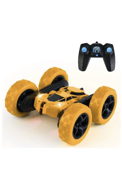 OEM Τηλεκατευθυνόμενο αυτοκίνητο Stunt 360° σε κίτρινο χρώμα