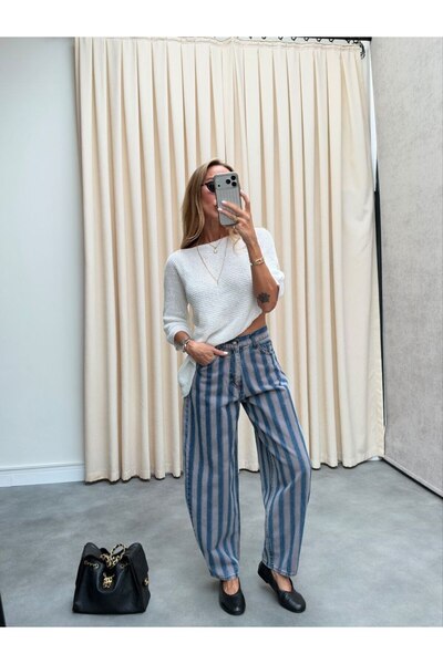 Cistern İstanbul Women's Asymmetrical Cut Knitwear Sweater