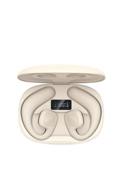 AWEI Ασύρματα αθλητικά ακουστικά Bluetooth T67 μπεζ χρώμα