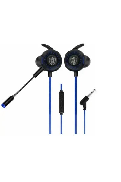 OEM AKZ GM-D1 Ακουστικά Gaming (3.5mm) Μαύρο/Μπλε