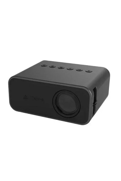 OEM Mini HD προτζέκτορας LED Full HD 1080P Wownect T500 σε μαύρο χρώμα