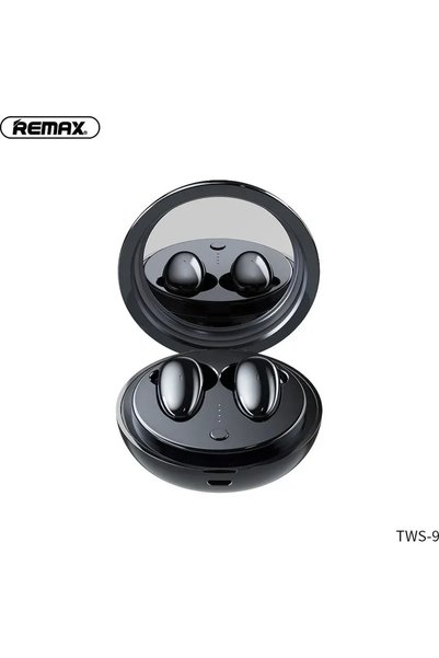 Remax TWS-9 In-ear Bluetooth Handsfree σε μαύρο χρώμα