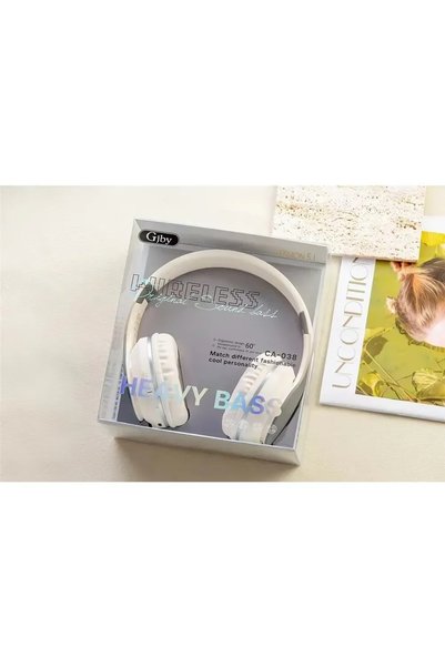 OEM Ασύρματα Bluetooth Over Ear ακουστικά λευκά CA-038