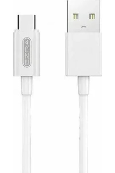 OEM Ezra DC21 USB 2.0 Cable USB-C male - USB-A male λευκό 1m (20443)