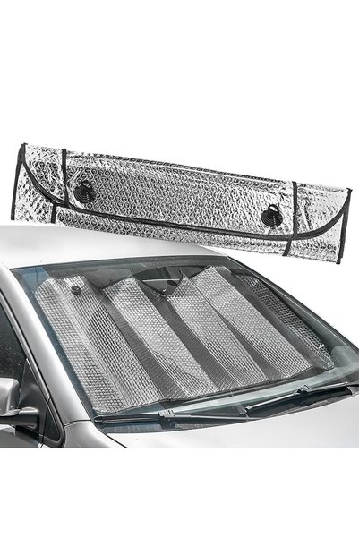 OEM Ηλιοπροστασία αυτοκινήτου Aluminium 130x60 εκ. SummerTiempo 621523 - 1 τε...