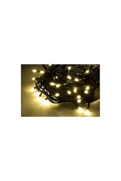 OEM Χριστουγεννιάτικα λαμπάκια LED θερμό λευκό επεκτάσιμα , σειρά, μαύρο καλώ...