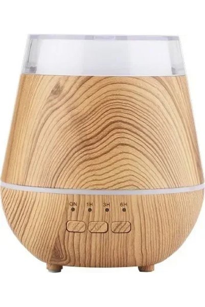 OEM Led συσκευή αρωματοθεραπείας Aroma 7 Color καφέ 120ml 38036