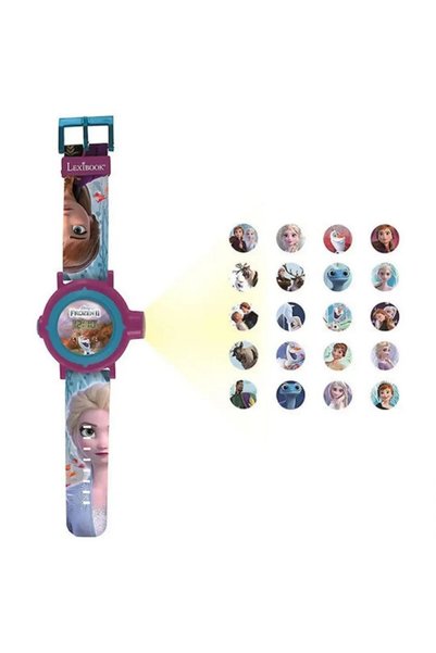 OEM Ψηφιακό ρολόι προτζέκτορας Frozen με 20 εικόνες Lexibook