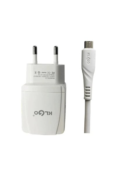 OEM Φορτιστής Micro USB Klgo KC-2 με γρήγορη φόρτιση 2A