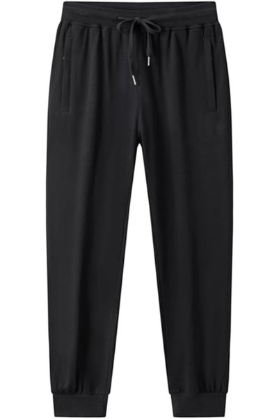 GENERAL Men's Cotton Slim Fit Jogger Pants Casual Drawstring Track Sweatpants...