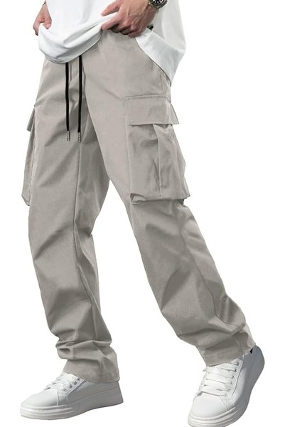GENERAL Comdecevis mens Comdecevis Men's Casual Cargo Pants Workout Joggers S...