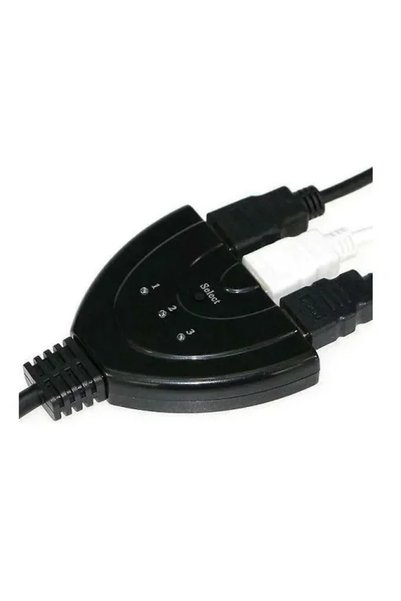 Andowl Μετατροπέας 4Κ HDMI switch 3 θύρες σε 1 Q-HD30 σε μαύρο χρώμα