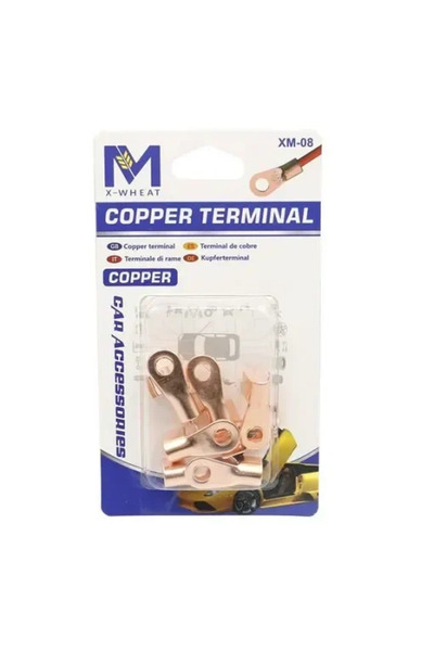 OEM Χάλκινοι Ακροδέκτες Οπής 40Α 1.5mm-2.5mm Σετ 10 Τεμάχια XM-W04468