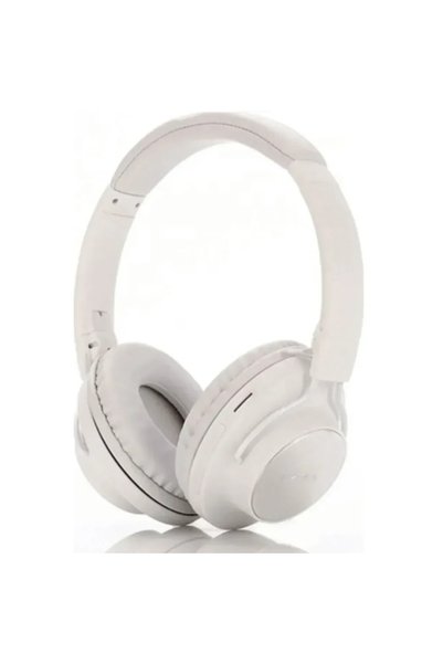 OEM Ασύρματα/Ενσύρματα Over Ear ακουστικά με 5 ώρες λειτουργίας λευκό Ezra BW03
