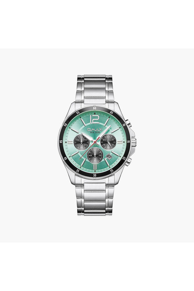 Omax Men's Blue Round 42 MM Analog Watch | 00CFM105S002