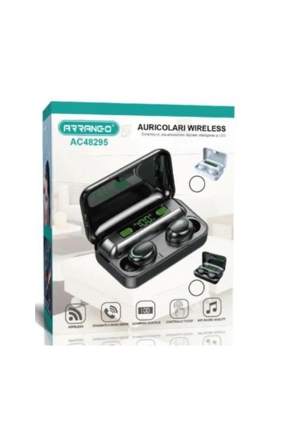 OEM Arrango AC48295 Handsfree ακουστικά Bluetooth με θήκη φόρτισης σε μαύρο χ...