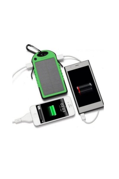 VLK Lions Baterie externă cu încărcare solară, capacitate de 5000 mAh, 2 x USB