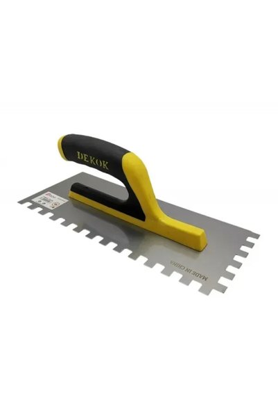 OEM Σπάτουλα πλακιδίων με Inox λάμα και πλαστική λαβή 280x120mm Dekok