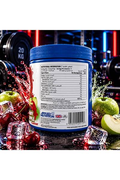 Applied Magnets Ablay Nutrition Micronized Creatine Monohydrate, Cherry and Apple, 250 g