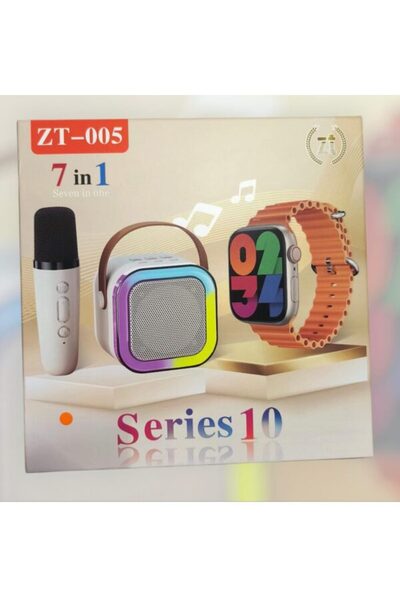 VLK Lions Multifunctional smart watch with 4 straps + gift a speaker with mic...