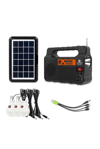 OEM Επαναφορτιζόμενο σύστημα φωτισμού LED με ηλιακό πάνελ - EP0138