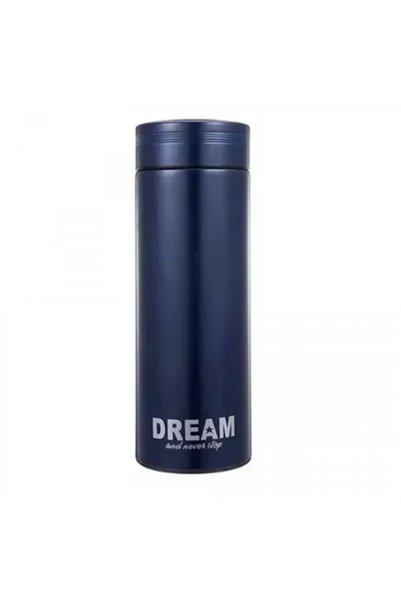 OEM Παγούρι θερμός 460ml από ανοξείδωτο ατσάλι MYZ-086 σε μπλε χρώμα