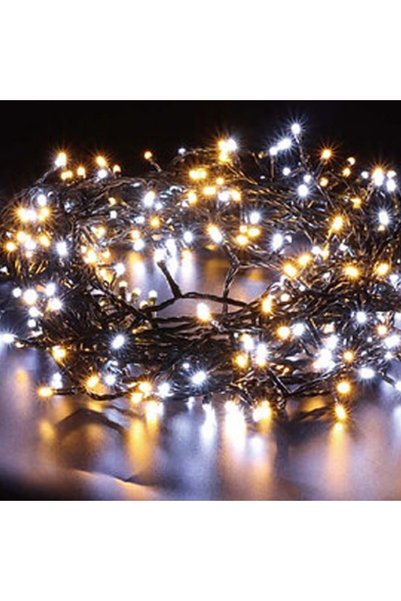 OEM Χριστουγεννιάτικα λαμπάκια LED θερμό/Ψυχρό λευκό 8Μ Arrango AN77198 100