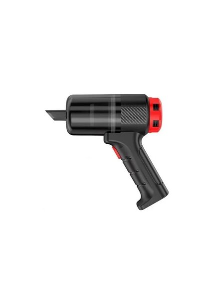 OEM Επαναφορτιζόμενο σκουπάκι αυτοκινήτου 45W 7.4V Carsun C3088-2 σε μαύρο χρώμα