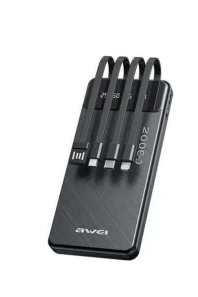 AWEI Powerbank P132K 20000mAh σε μαύρο χρώμα
