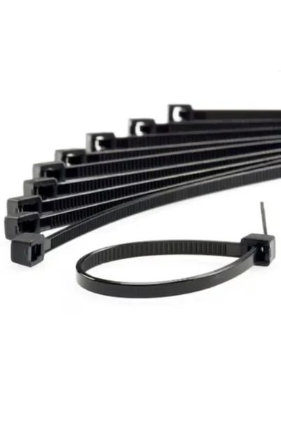 OEM Δεματικά καλωδίων (cable Ties) 4,8*300mm 100 τεμάχια σε μαύρο χρώμα