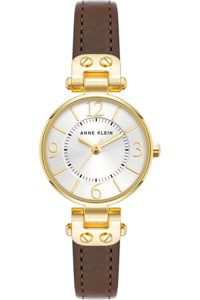 Anne Klein Women's Leather Strap Watch